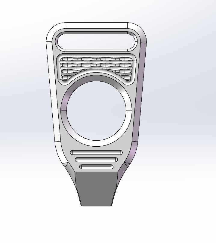 GEO Knife Vector 6AL4V Titanium Material Stonewash Finish Pry-bar GEO2512A