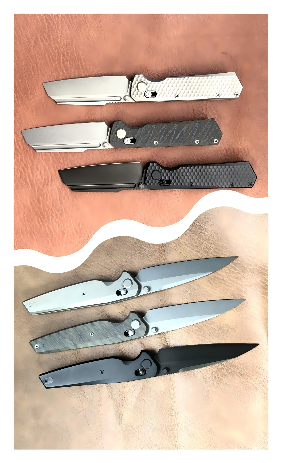 GEO Knife collaborates with designers to reinvent the art of everyday carrying: The GEO2505 and GEO2506 series of folding knives are newly launched