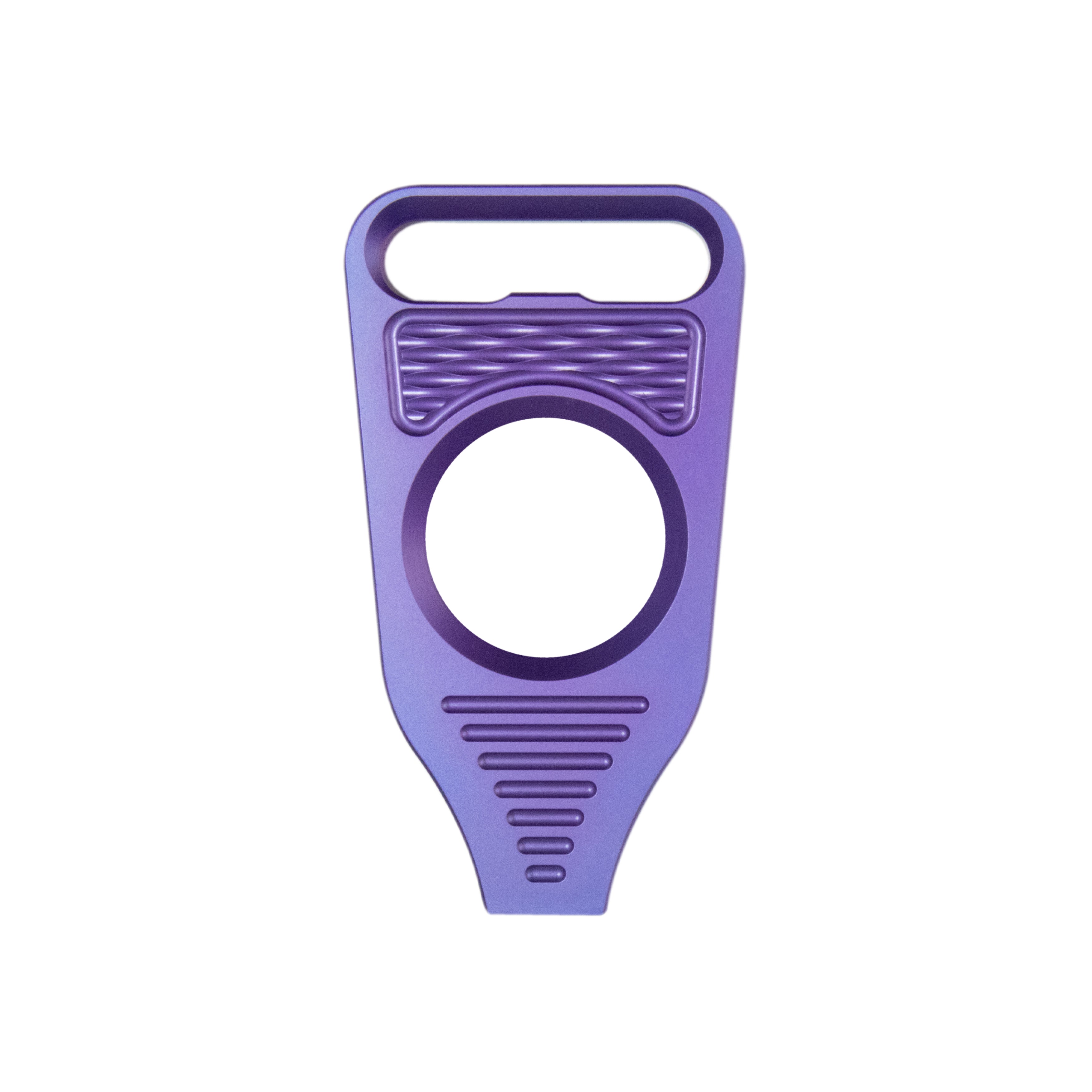 GEO Knife Vector 6AL4V Titanium Material Anodized  Purple Finish Pry-bar GEO2512D