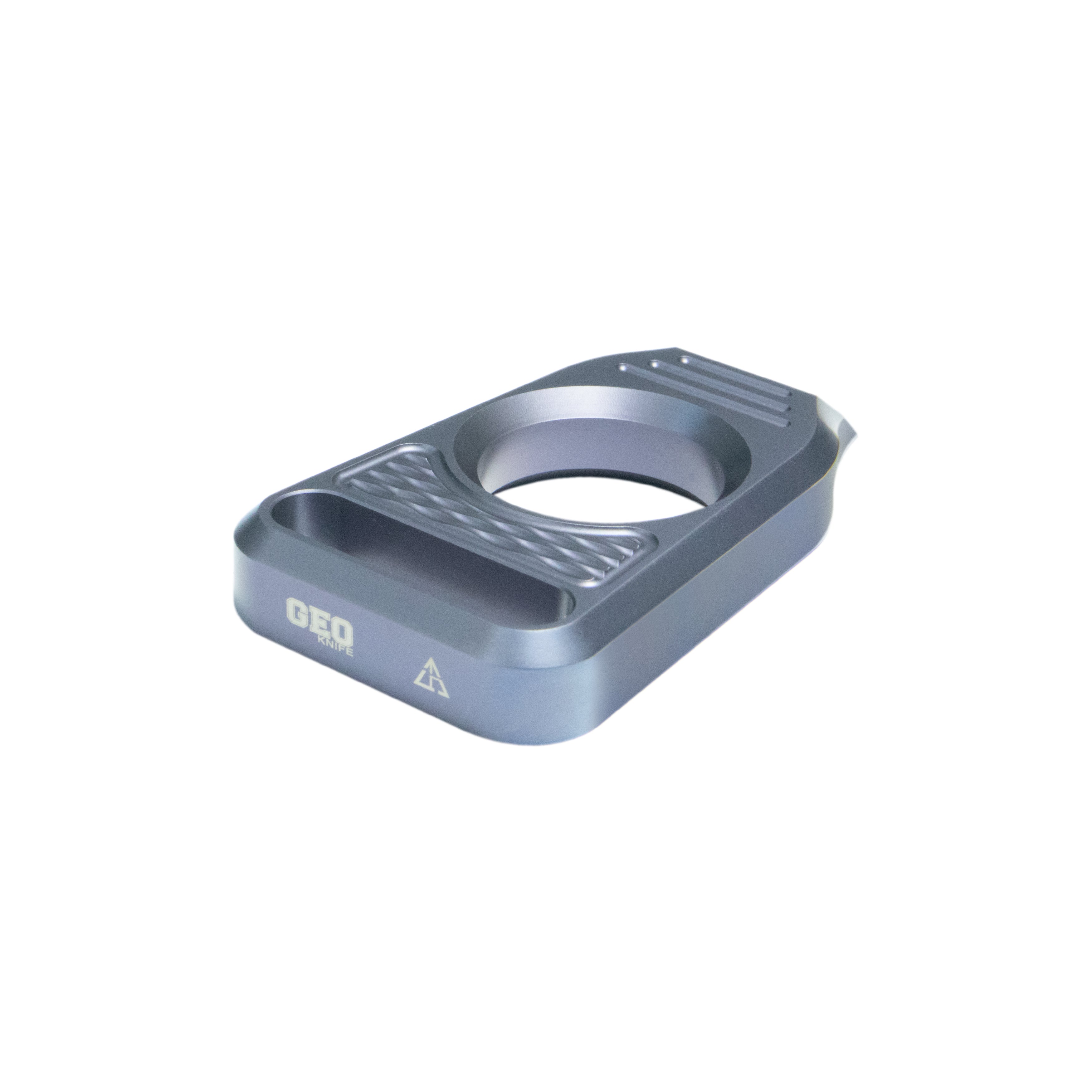 GEO Knife Vector 6AL4V Titanium Material Anodized  Blue Finish Pry-bar GEO2512C