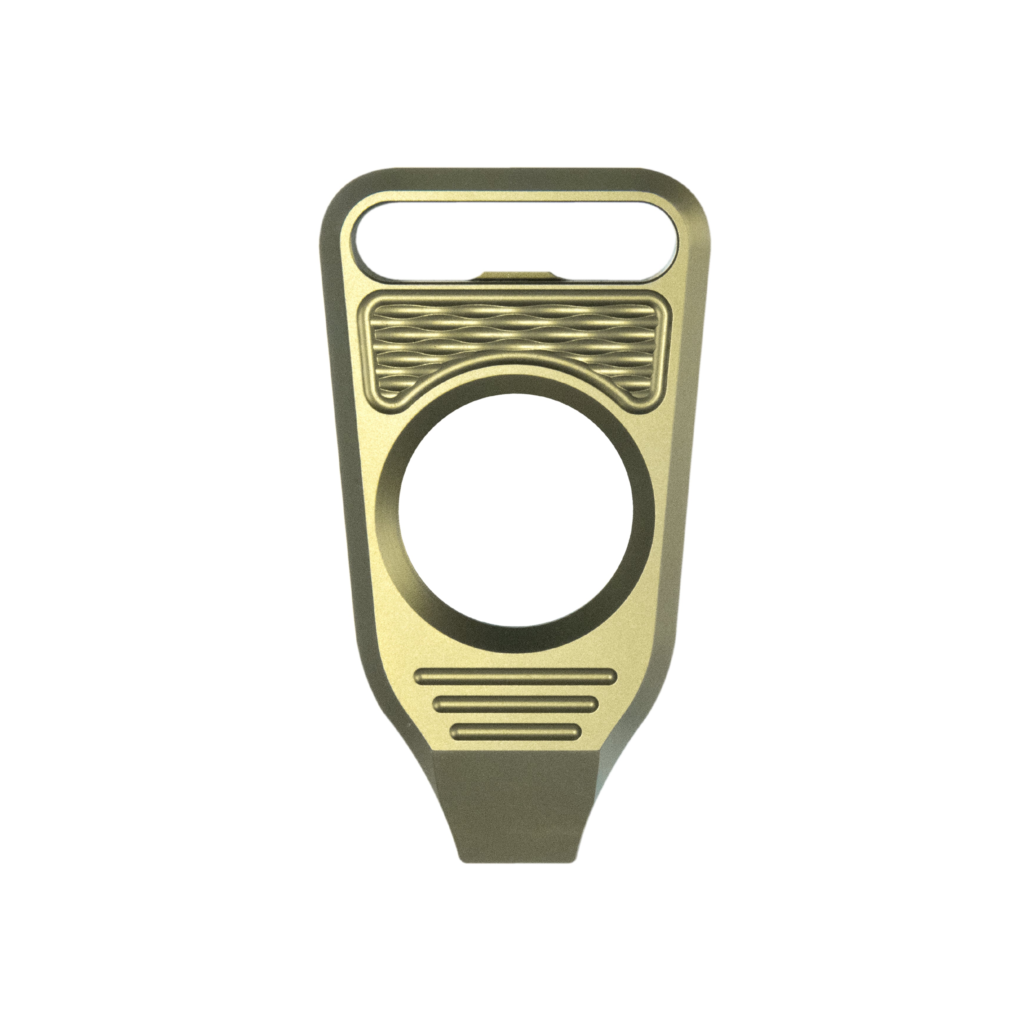 GEO Knife Vector 6AL4V Titanium Material Anodized Yellow Finish Pry-bar GEO2512E