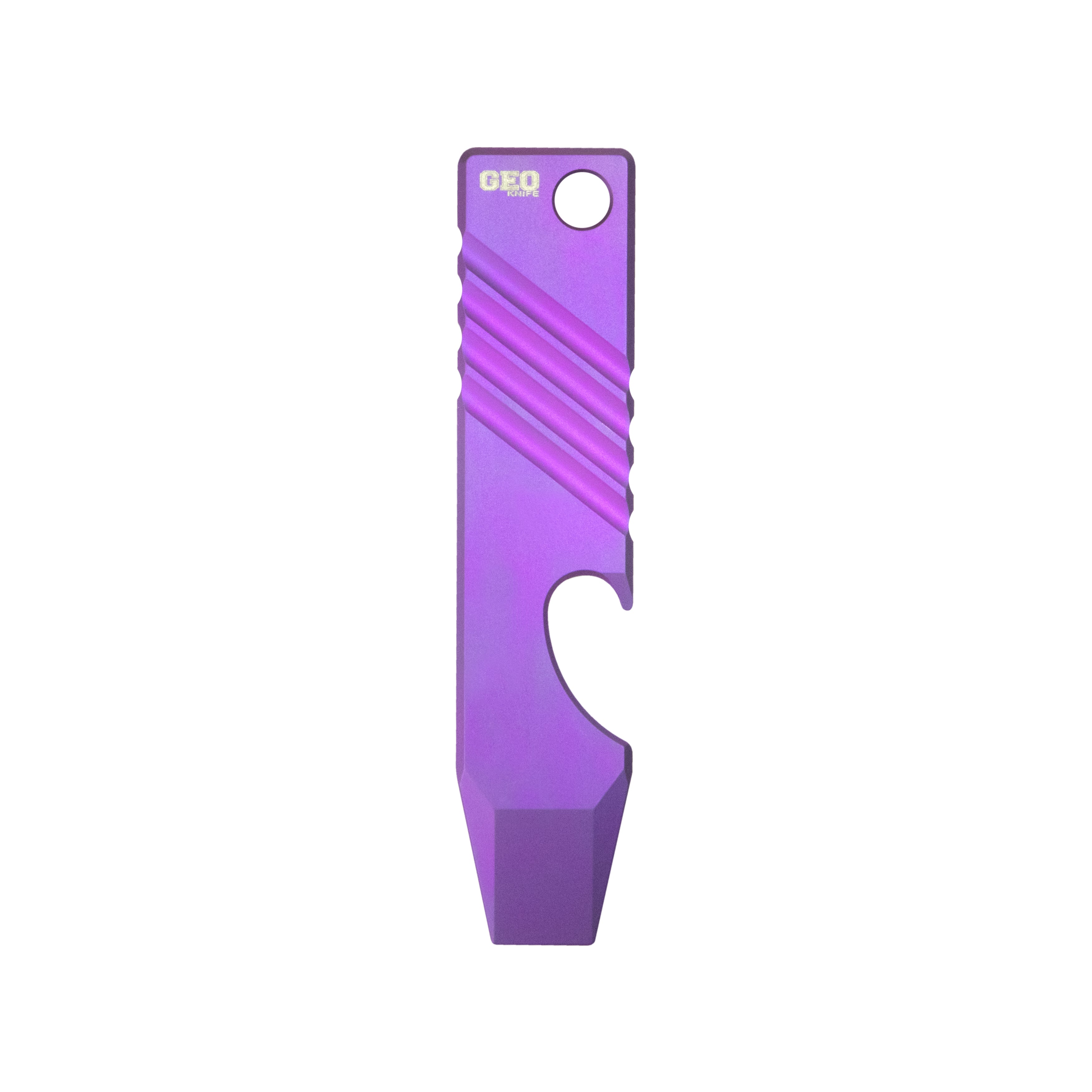Blade HQ Exclusives SKU：GEO KNIFE Titanium Pry-bar Multitool Purple GEO2513A