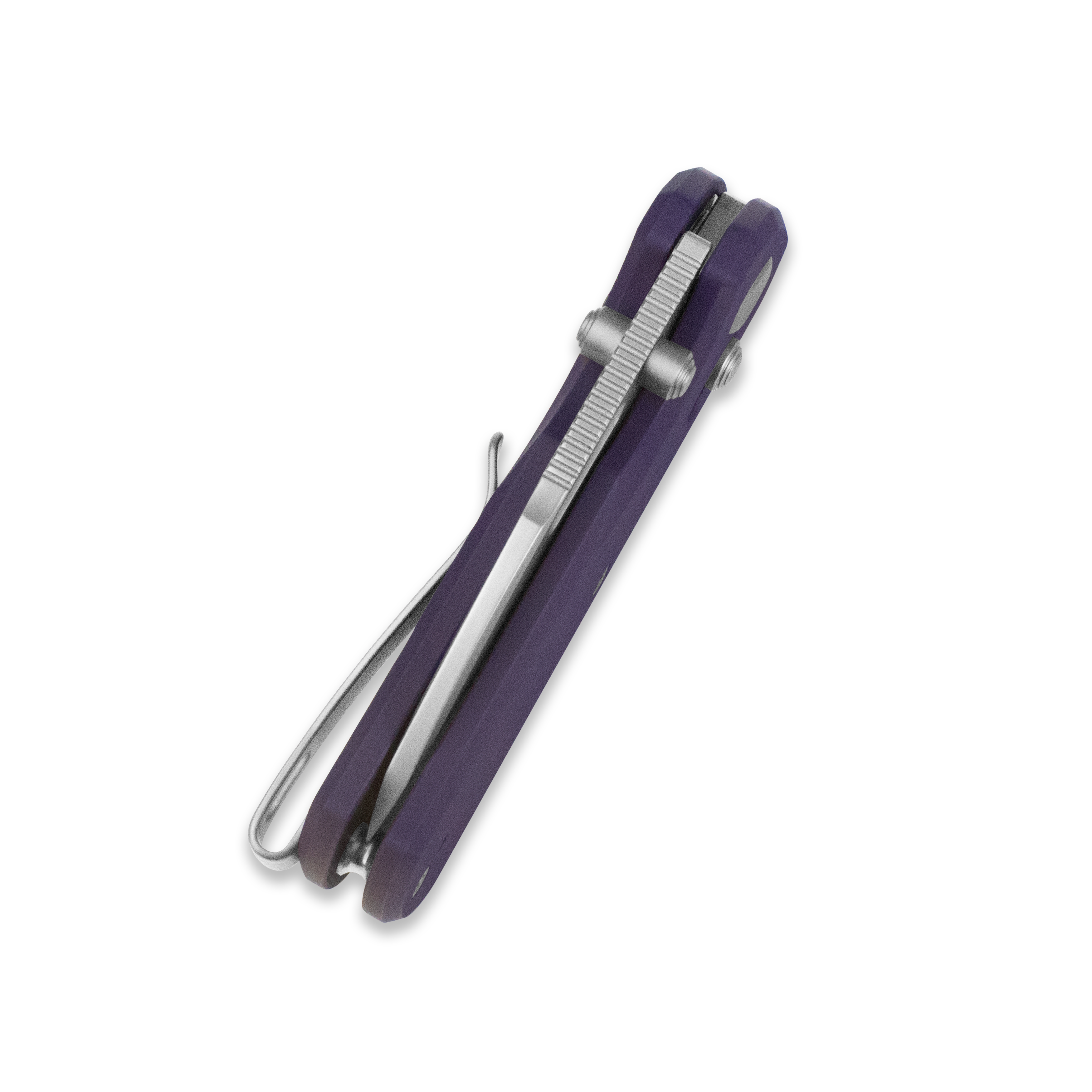 GEO Knife Belluf Crossbar lock Folding Knife Purple G10 Handle 2.4" Stonewash Bohler M390 Blade GEO2508C