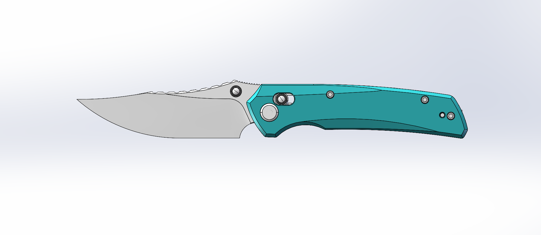 (Pre-order): GEO Knife Cirex Crossbar lock Folding Knife Tiffany Blue G10 Handle 3.5" Stonewash Bohler M390 Blade GEO2601B