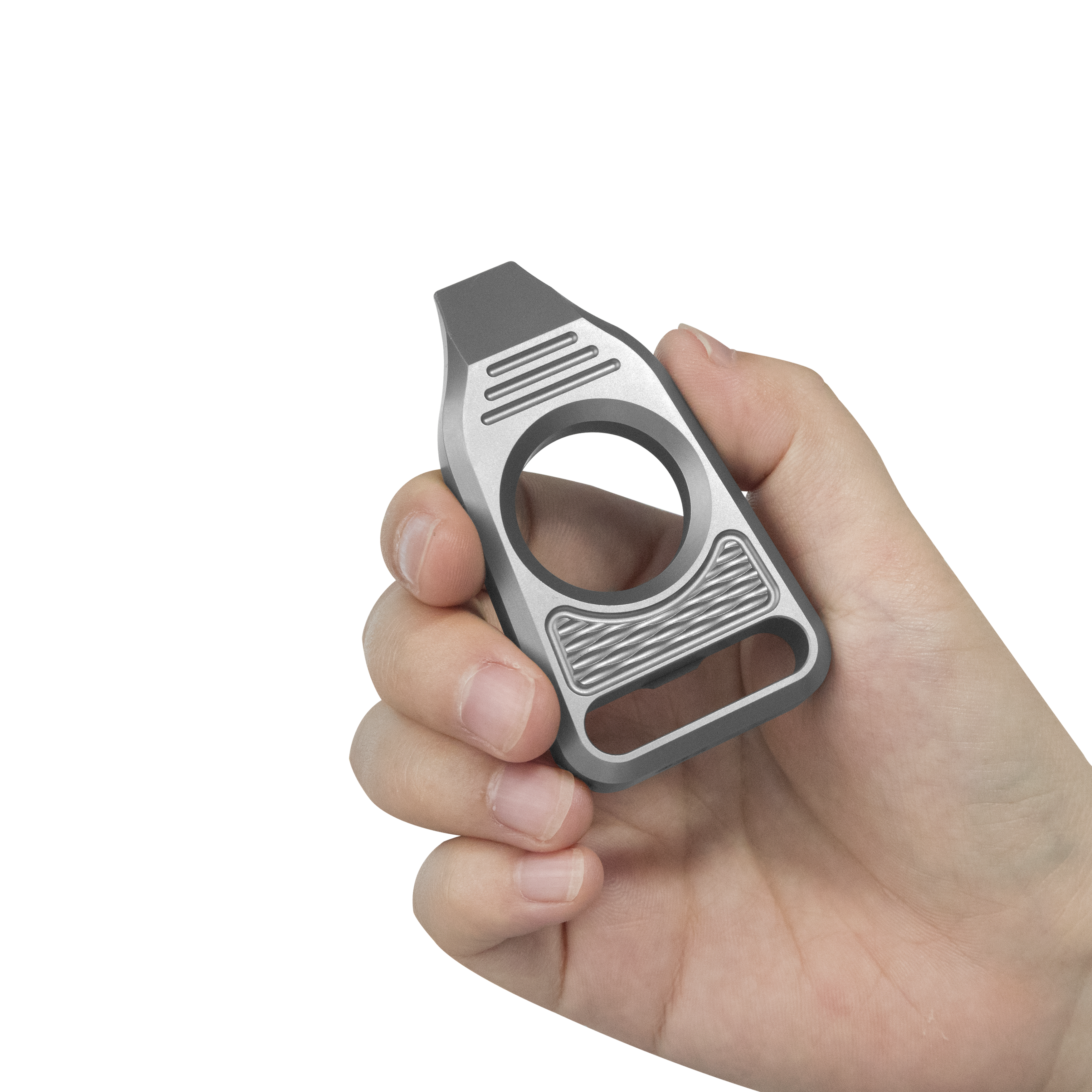 GEO Knife Vector 6AL4V Titanium Material Stonewash Finish Pry-bar GEO2512A